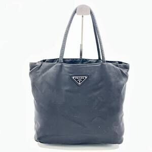 PRADA MILANO Handbag Tote Bag Shoulder Black